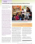 Cover page: Communitywide strategies key to preventing childhood obesity