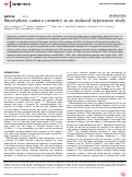 Cover page: Smartphone camera oximetry in an induced hypoxemia study