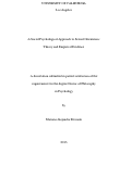 Cover page: A Social Psychological Approach to Sexual Orientation: Theory and Empirical Evidence