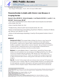 Cover page: Financial burden in adults with chronic liver disease: A scoping review.