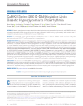 Cover page: CaMKII Serine 280 O-GlcNAcylation Links Diabetic Hyperglycemia to Proarrhythmia