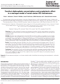 Cover page: Tenofovir diphosphate concentrations and prophylactic effect in a macaque model of rectal simian HIV transmission