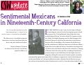 Cover page: Sentimental Mexicans in Nineteenth-Century California