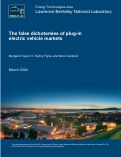 Cover page: The false dichotomies of plug-in electric vehicle markets