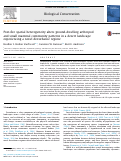 Cover page: Post-fire spatial heterogeneity alters ground-dwelling arthropod and small mammal community patterns in a desert landscape experiencing a novel disturbance regime