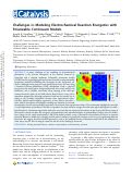 Cover page: Challenges in Modeling Electrochemical Reaction Energetics with Polarizable Continuum Models