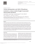 Cover page: Calcium dysregulation and Cdk5-ATM pathway involved in a mouse model of fragile X-associated tremor/ataxia syndrome.