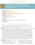 Cover page: US national park visitor experiences during COVID-19: Data from Acadia, Glacier, Grand Teton, Shenandoah, and Yellowstone National Parks