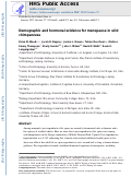 Cover page: Demographic and hormonal evidence for menopause in wild chimpanzees.