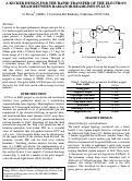 Cover page: A kicker design for the rapid transfer of the electron beam between 
radiator beamlines in LUX