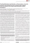 Cover page: The Disulfide Bond, but Not Zinc or Dimerization, Controls Initiation and Seeded Growth in Amyotrophic Lateral Sclerosis-linked Cu,Zn Superoxide Dismutase (SOD1) Fibrillation*