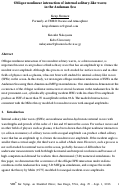 Cover page: Oblique nonlinear interaction of internal solitary-like waves in the Andaman Sea