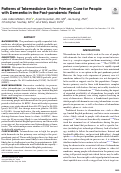 Cover page: Patterns of Telemedicine Use in Primary Care for People with Dementia in the Post-pandemic Period.