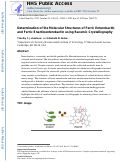 Cover page: Determination of the Molecular Structures of Ferric Enterobactin and Ferric Enantioenterobactin Using Racemic Crystallography