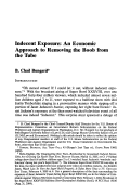 Cover page: Indecent Exposure: An Economic Approach to Removing the Boob from the Tube