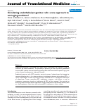 Cover page: Circulating endothelial progenitor cells: a new approach to anti-aging medicine?