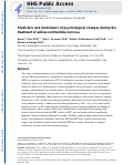 Cover page: Predictors and moderators of psychological changes during the treatment of adolescent bulimia nervosa.