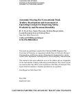 Cover page: Automatic Steering For Conventional Truck Trailers: Development and Assessment of Operating Concepts for Improving Safety, Productivity and Pavement Durability