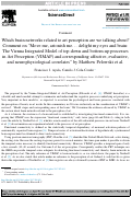 Cover page: Which brain networks related to art perception are we talking about? Comment on “Move me, astonish me… delight my eyes and brain: The Vienna Integrated Model of top-down and bottom-up processes in Art Perception (VIMAP) and corresponding affective, evaluative, and neurophysiological correlates” by Matthew Pelowski et al.