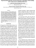 Cover page: Experimental Examination of Feature Emergence in Metaphor Understanding with Consideration for Individual Differences