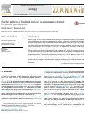 Cover page: Passive stiffness of hindlimb muscles in anurans with distinct locomotor specializations