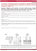 Cover page: Correction: Targeting mantle cell lymphoma metabolism and survival through simultaneous blockade of mTOR and nuclear transporter exportin-1.