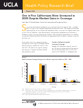 Cover page: One in Five Californians Were Uninsured in 2005 Despite Modest Gains in Coverage