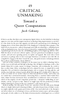 Cover page: CRITICAL UNMAKING Toward a Queer Computation