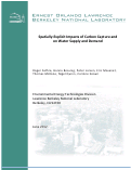 Cover page: Spatially-explicit impacts of carbon capture and sequestration on water
supply and demand