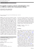 Cover page: Paracingulate asymmetry in anterior and midcingulate cortex: sex differences and the effect of measurement technique