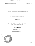 Cover page: LATTICE VIBRATION AND MECHANICAL STABILITY IN AN IDEALIZED ALLOY