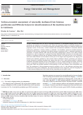 Cover page: Techno-economic assessment of renewable methanol from biomass gasification and PEM electrolysis for decarbonization of the maritime sector in California