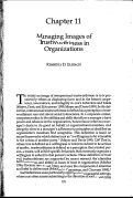 Cover page: Managing images of trustworthiness in organizations