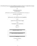 Cover page: Vision-Based Unmanned Aerial Vehicle Navigation in Virtual Complex Environment using Deep Reinforcement Learning