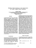 Cover page: Modeling Globabl Synchrony in the Visual Cortex by Locally Coupled Neural Oscillators