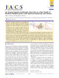 Cover page: An Unusual Ligand Coordination Gives Rise to a New Family of Rhodium Metalloinsertors with Improved Selectivity and Potency