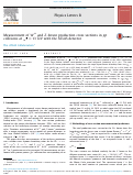 Cover page: Measurement of W± and Z-boson production cross sections in pp collisions at s=13&nbsp;TeV with the ATLAS detector