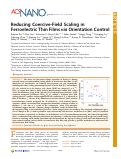 Cover page: Reducing Coercive-Field Scaling in Ferroelectric Thin Films via Orientation Control