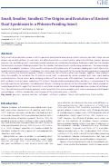Cover page: Small, smaller, smallest: the origins and evolution of ancient dual symbioses in a Phloem-feeding insect.