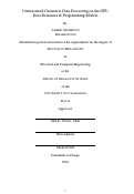 Cover page: Unstructured Geometric Data Processing on the GPU: Data Structures &amp; Programming Models