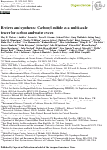 Cover page: Reviews and syntheses: Carbonyl sulfide as a multi-scale tracer for carbon and water cycles