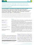 Cover page: Metatranscriptomics sheds light on the links between the functional traits of fungal guilds and ecological processes in forest soil ecosystems