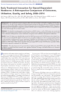 Cover page: Early Treatment Innovation for Opioid-Dependent Newborns: A Retrospective Comparison of Outcomes, Utilization, Quality, and Safety, 2006-2014.