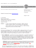 Cover page of UC Comments on&nbsp;2nd Notice of Proposed Regulation Amendments: Addition of Section100650 to Chapter 6 of Title 17 of the California Code of Regulations,and the California Institute of Regenerative Medicine (“CIRM”) IP Policyincorporated by reference into Section 100650