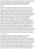 Cover page: Characterizing regional-scale temporal evolution of air dose rates after the Fukushima Daiichi Nuclear Power Plant accident