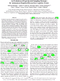 Cover page: An Evaluation of Experimental Sampling Strategies for Autonomous Empirical Research in Cognitive Science