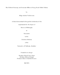 Cover page: The Political Economy and Economic Effects of Large-Scale Public Policies