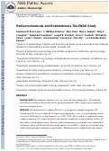 Cover page: Perfluorochemicals and Endometriosis