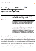 Cover page: An orthogonalized PYR1-based CID module with reprogrammable ligand-binding specificity.