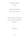 Cover page: Adoption of Electronic Health Records by Physicians for Use in their Practices